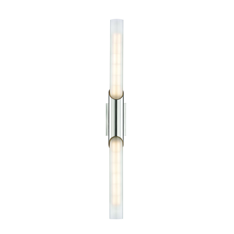 Pylon 2 - Light Flush Mount, Polished Nickel