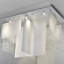 Plissé 6 - Light Glass Chandelier