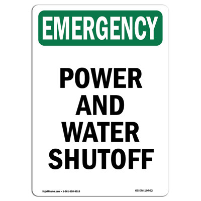 OSHA Emergency Sign