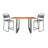 Kourtney Acacia Solid Wood Dining Table