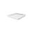 Roka 3636 Acrylic Corner Shower Base with Corner Drain in White