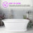 61" x 30" Freestanding Soaking Solid Surface Bathtub