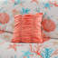 Ensemble d'édredon en satin de coton 7 pièces Coral Cal King-117517194