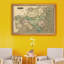 Carte de l’Asie de Thomson-impression d’art graphique sur toile encadrée-2045765107-2045765110