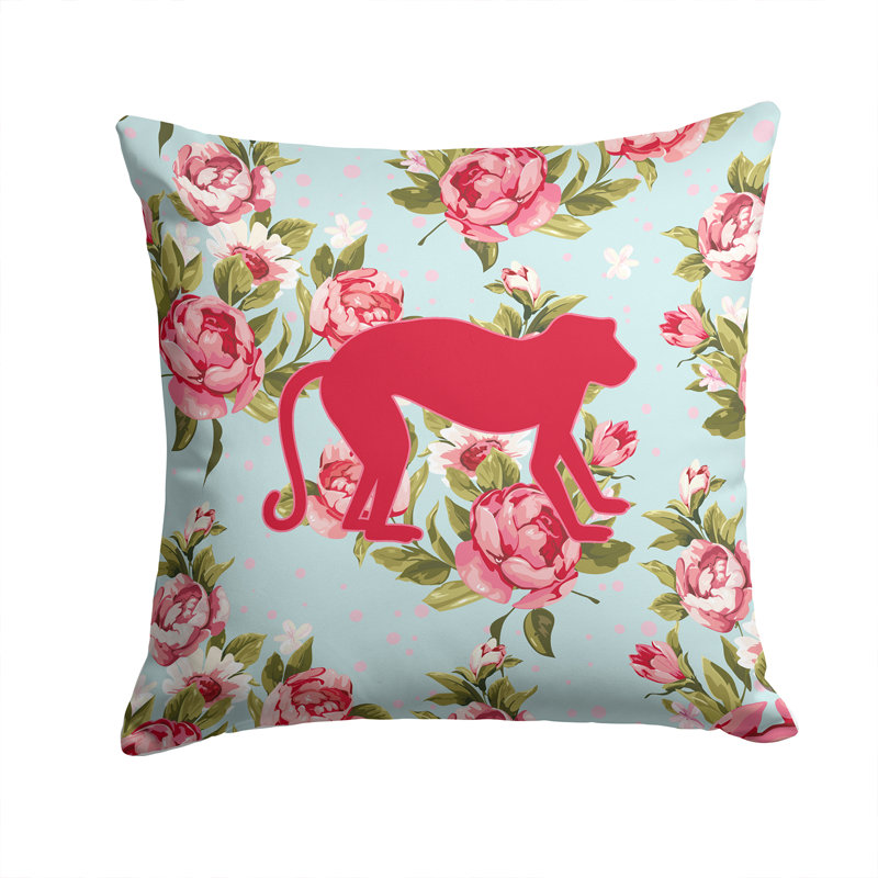 Coussin décoratif intérieur / extérieur Monkey, H 14 po x l 14 po x P 4 po