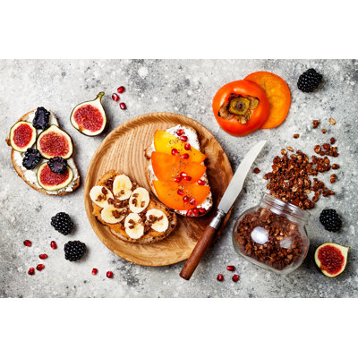 Healthy breakfast 1 Piece Wrapped Canvas Wall Art