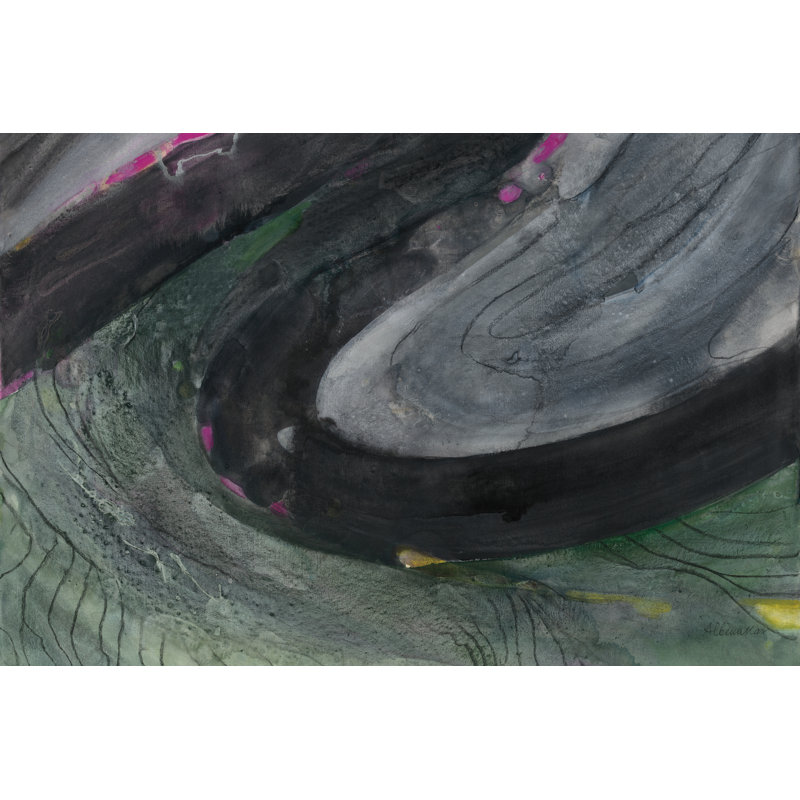 Zig Zag II by Albena Hristova - Wrapped Canvas Print, 61cm H x 91cm W