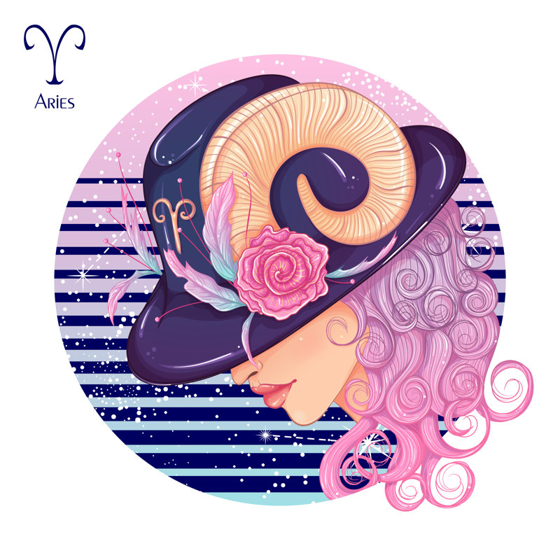 Aries by Enona - Wrapped Canvas Print, 91cm H x 91cm W x 3.8cm D