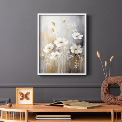 Série FLORAL CCL XXXVII - reproduction encadrée de qualité supérieure - prête à être accrochée - aucun clou requis