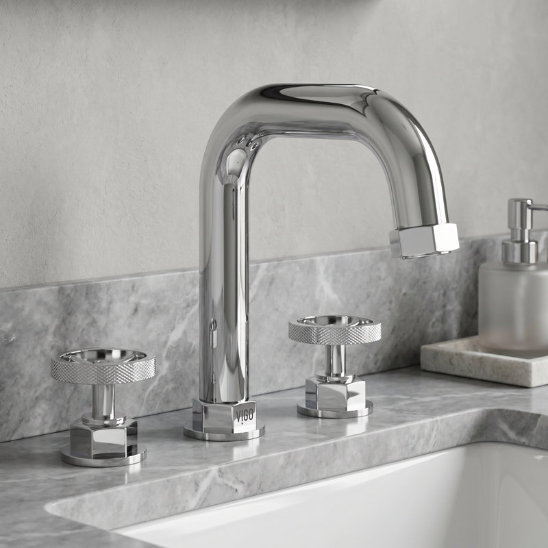 Robinet pour salle de bain à 3 trous Hart, Chrome