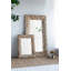 Miroir d'appoint mural 30 x 2 x 39 po avec cadre en bois vieilli