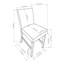Mobilier de salle à manger en bois doux et rectangulaire-1921428283
