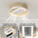 Nubble 20" Boho Caged Ceiling Fan with Lights Flush Mount, Low Profile Rattan Ceiling Fans
