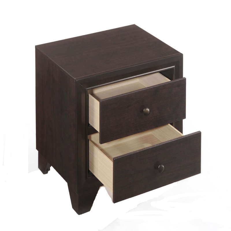 Table de chevet 2 tiroirs