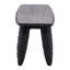 Quillan Mindi Wood Bench, Black