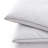 Gusseted Goose Feather and Down Bed Pillows for Sleeping - Set of 2, 100% Cotton Cover, Medium Support Hotel Quality Pillows for Side and Back Sleepers, King Size-1248768726