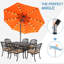 Parasol de marché éclairé Caerphilly-157318108-264100099