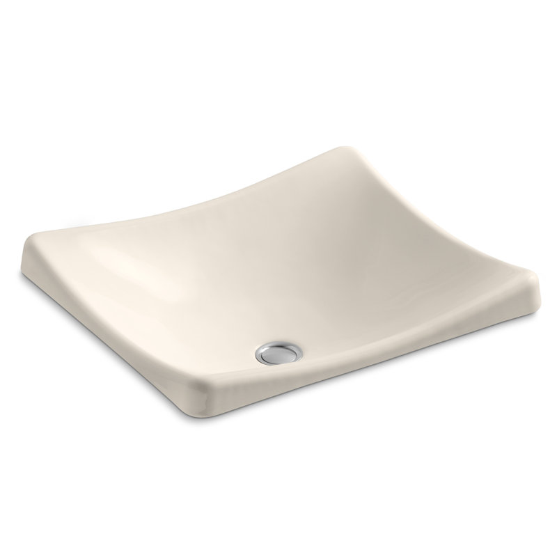 DemiLav Metal Specialty Vessel Bathroom Sink, Rose tendre