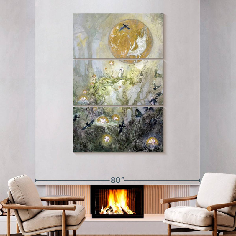 Kelan Moongazing, 74" H x 48" W