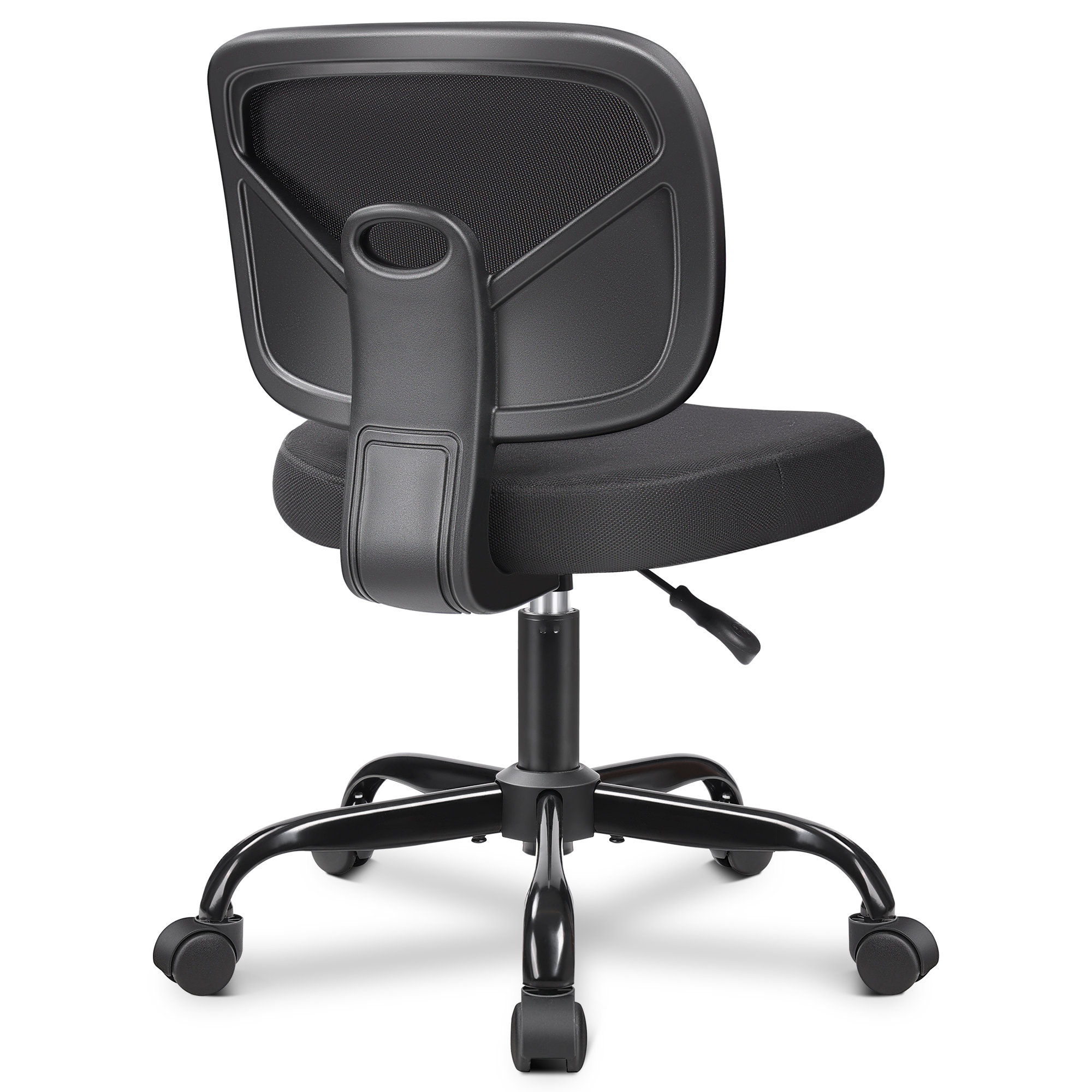 Kyrstie Adjustable Height Desk Chair and Ottoman Inbox Zero Color: Black