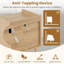 45cm W Manufactured Wood Bedside Table