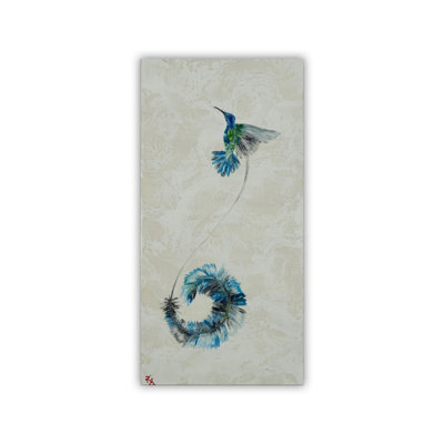 Nature Inspired "Feathered Symphony" Canvas Wall Art By Karen Biery