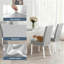 Leather Box Cushion Dining Chair Slipcover