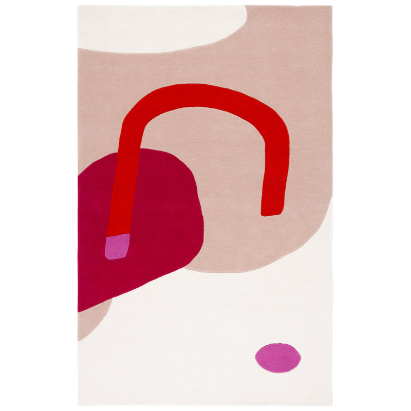 Tapis beige / rouge Fifth Avenue 143, Rectangle 8 pi x 10 pi