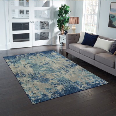 Tapis bleu Southwestern