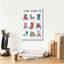 «Norine Mod Chairs Nine Up On Canvas» par Courtney Prahl, reproduction-946823122