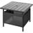 Adirondack Square Side Table With Umbrella Hole, Pool Composite Patio Table,HDPE End Tables For Backyard,Pool, Indoor Companion, Easy Maintenance & Weather Resistant-1676381881