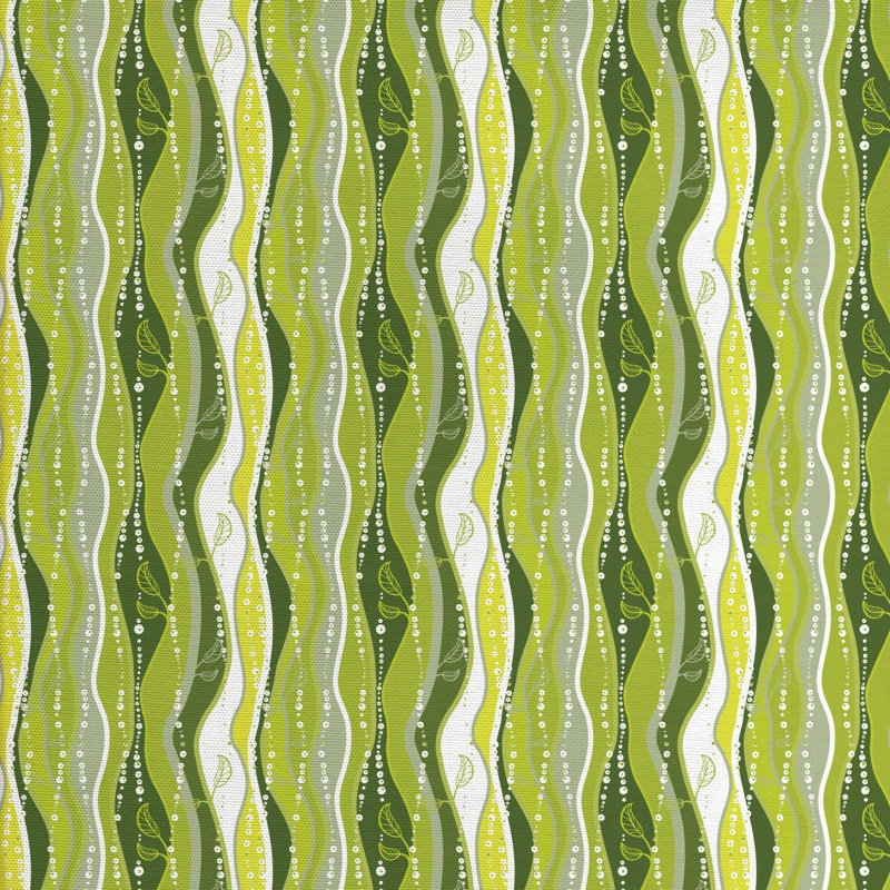 Tissu de ligne de feuille ondulé, l 58 po x L 108 po