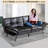 Oppelo 71'' Upholstered Convertible Sofa, Twin Sleeper Sofa Bed-2012874164
