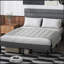 Base de lit tapissier pleine grandeur avec tête de lit, aucun sommier requis, rangement sous le lit 14 po-1669622778