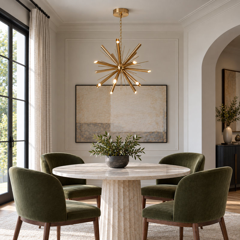 Alexandre Iron 15-Light Chandelier