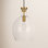 Nader Single Light Dome Pendant by Thomas O'Brien