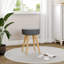 Solid + Manufactured Wood Accent Stool
