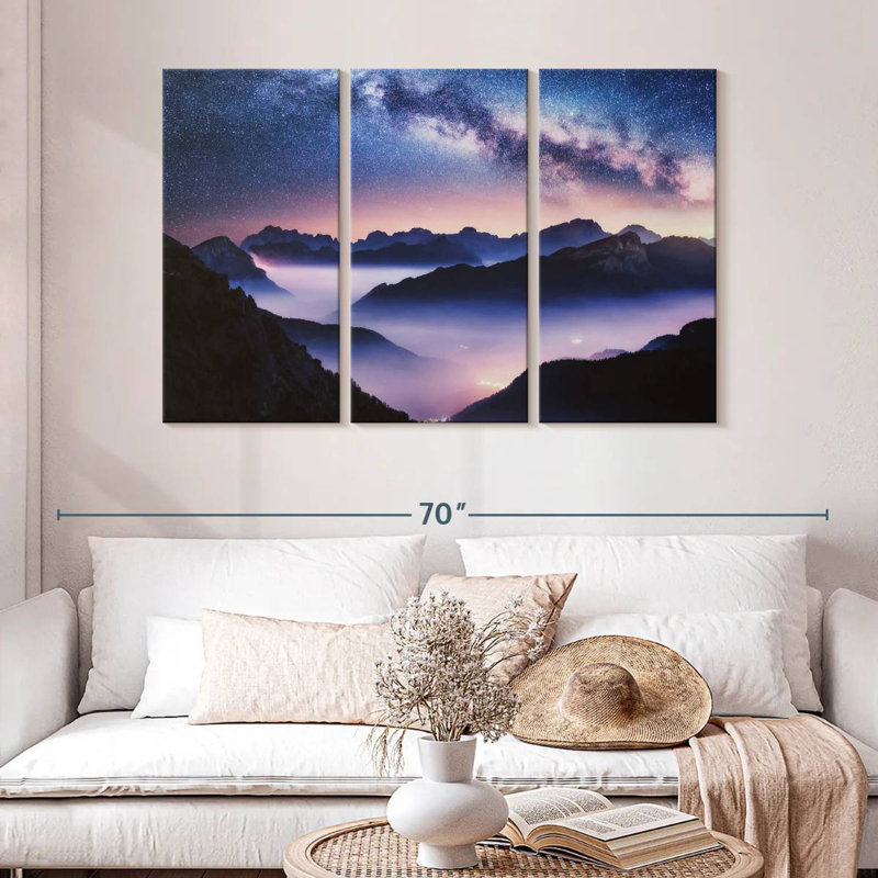 Oberle Bright Starry Night, 32" H x 50" W