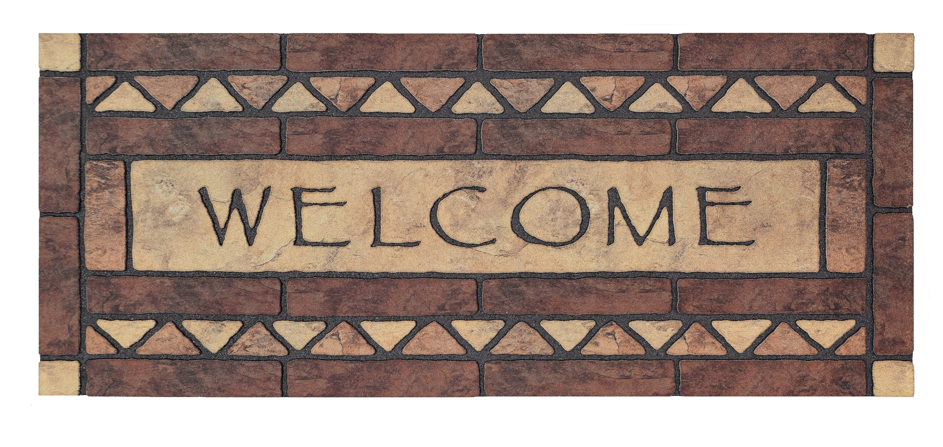 Red Barrel Studio Rumford Welcome Floret Doormat