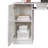 Computer Desk with 3 Drawers, 1 Door and 1 Storage Shelf-714382627