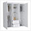 Armoire Bariloche, rangement multi-sections avec tringles de suspension, tablettes et 2 tiroirs-1041581158