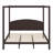 Canopy Platform Bed With Headboard-1332459163