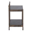 Lugo 45cm W Steel Bedside Table