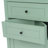 Triangle Tall Cabinet With 3 Drawers And Adjustable Shelves For Bathroom, Kitchen Or Living Room-1420631746