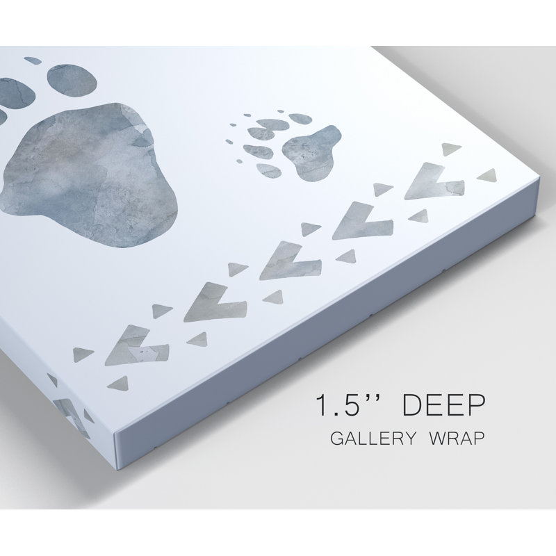 Little Man Cave Paws - 2 pièces, H 48 po x l 72 po x P 1 po, Toile tendue, Pas de tapis