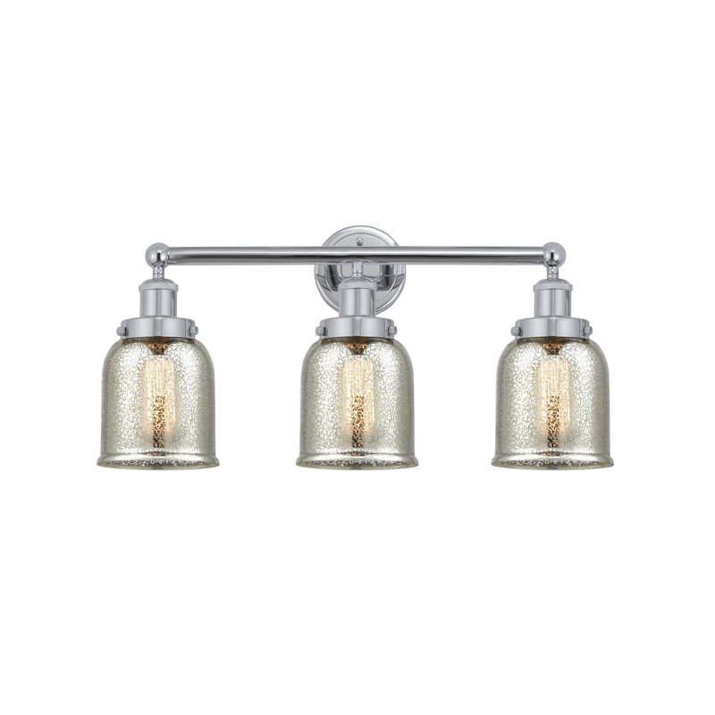 Éclairage de salle de bain à intensité variable à 3 lumières Armoni, gris, Chrome poli