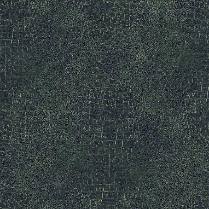 10m x 53cm Matte Wallpaper Roll, Dark Green