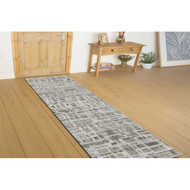 Gadberry 17552-890 BEIGE/GREY, Runner 2'2" x 7'
