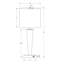 Ensemble de 2 lampes de table Nity avec abat-jour conique en métal 24 po Nity-103381156-103381158