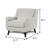 32.4" W Transitional Accent Chair, Stripe Multi